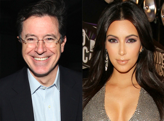 Stephen Colbert, Kim Kardashian Stephen Colbert, Kim Kardashian